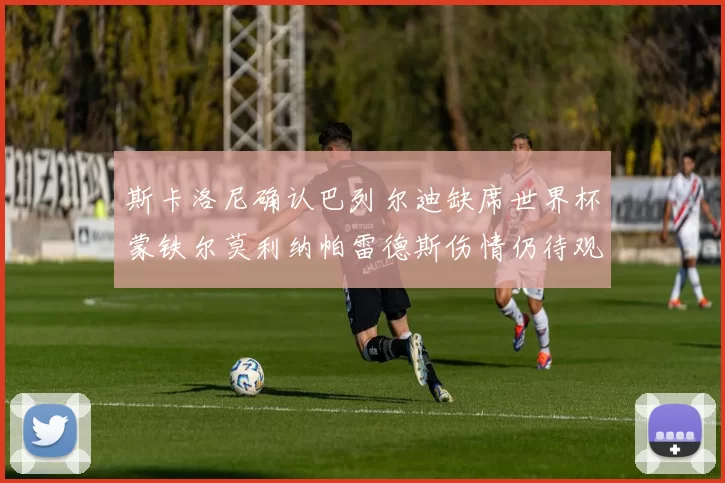 斯卡洛尼确认巴列尔迪缺席世界杯蒙铁尔莫利纳帕雷德斯伤情仍待观察